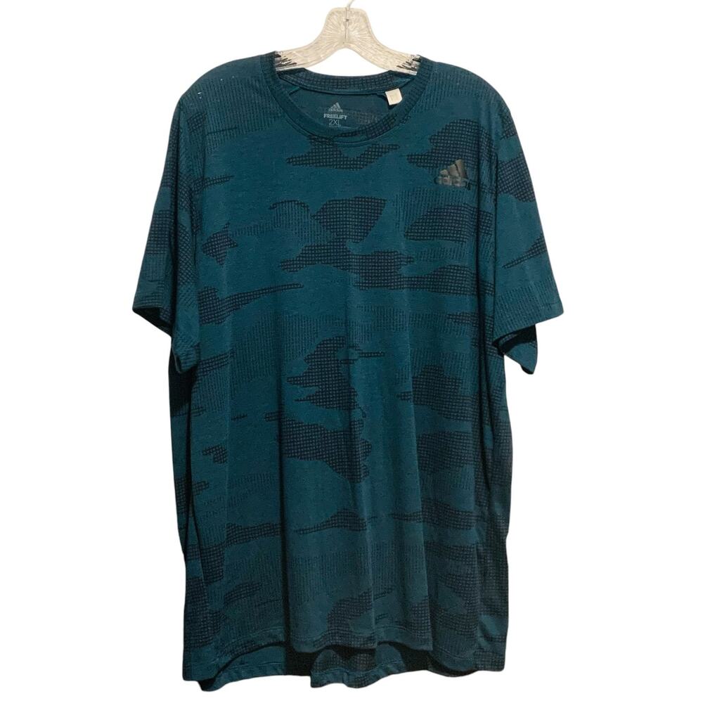 Men's ADIDAS Freelift Climalite 2XL Short Sleeve T-Shirt Training Gym Workout